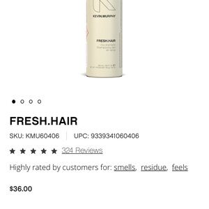KEVIN.MURPHY Fresh.Hair Dry Shampoo in White